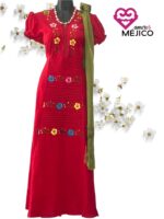 VESTIDO CAMIL ROJO T-UNITALLA - Imagen 2