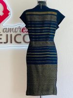 VESTIDO DE TELAR LONDRA AZUL T-M - Imagen 3