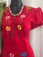 VESTIDO CAMIL ROJO T-UNITALLA - Imagen 3