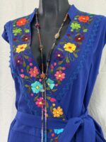 VESTIDO ANTONELA AZUL REY T-G - Imagen 2