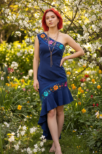 VESTIDO IVETTE AZUL REY T-UNITALLA