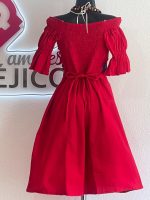 VESTIDO ILSE ROJO T-UNITALLA - Imagen 4