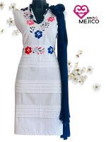 VESTIDO NEYRA BLANCO T-UNITALLA - Imagen 2