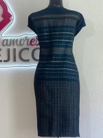 VESTIDO DE TELAR LONDRA AZUL PETROLEO T-G - Imagen 3