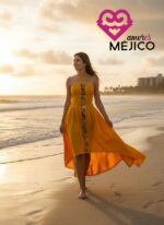 VESTIDO ROMA AMARILLO T-UNITALLA