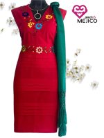 VESTIDO NEYRA ROJO T-UNITALLA