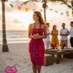VESTIDO SINAHI ROSA T-UNITALLA