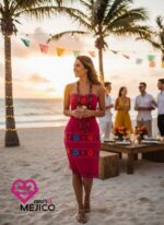 VESTIDO SINAHI ROSA T-UNITALLA
