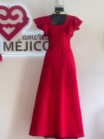 VESTIDO NOEMI ROJO T-UNITALLA - Imagen 3