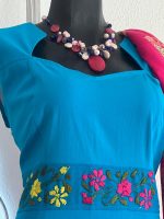 VESTIDO NASHIELY CORTO AZUL T-UNITALLA - Imagen 2