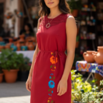 VESTIDO YOSIJANI ROJO T-UNITALLA