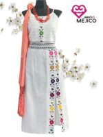 VESTIDO MYNDY BLANCO T-UNITALLA - Imagen 2