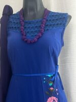 VESTIDO YOSIJANI AZUL REY T-UNITALLA - Imagen 3