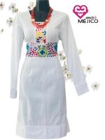 VESTIDO MARITEA BLANCO T-UNITALLA - Imagen 2