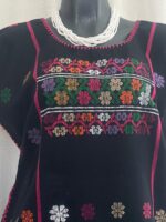 HUIPIL AMUZGO NEGRO T-G - Imagen 3
