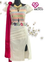 VESTIDO YAZARET NATURAL T-UNITALLA - Imagen 2