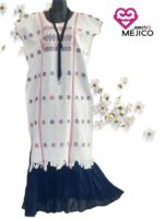HUIPIL AMUZGO BLANCO T-M/G - Imagen 2