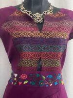 VESTIDO YAZARET MAGENTA T-UNITALLA - Imagen 2