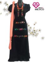 VESTIDO CAMIL NEGRO T-UNITALLA - Imagen 2