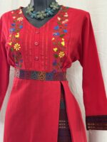 VESTIDO TABATA ROJO T-UNITALLA - Imagen 2