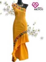 VESTIDO IVETTE AMARILLO T-UNITALLA - Imagen 2