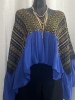 BLUSA DE RAYÓN CON TELAR - Imagen 2