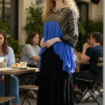 BLUSA DE RAYÓN CON TELAR