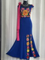 VESTIDO SHARON AZUL REY - Imagen 2
