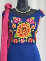 VESTIDO SHARON AZUL REY - Imagen 3