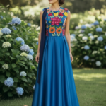 VESTIDO NORA AZUL T.M