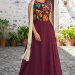VESTIDO HILLARY VINO T.M/GDE
