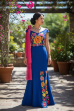 VESTIDO SHARON AZUL REY