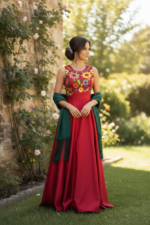 VESTIDO NORA ROJO T.G