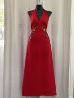 VESTIDO LAVIÑA ROJO UNITALLA - Imagen 3