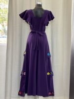 VESTIDO NOEMI MORADO UNITALLA - Imagen 4