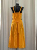 VESTIDO NOCHE BUENA AMARILLO UNITALLA - Imagen 4