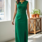 VESTIDO BETZABE VERDE MED/GDE