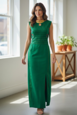 VESTIDO BETZABE VERDE MED/GDE