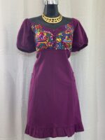 VESTIDO DAYAMI MAGENTA UNITALLA - Imagen 3