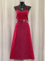 VESTIDO NOCHE BUENA ROJO UNITALLA - Imagen 2