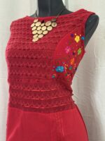 VESTIDO BETZABE ROJO MED/GDE - Imagen 2