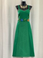 VESTIDO NOCHE BUENA VERDE UNITALLA - Imagen 3