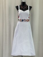 VESTIDO NOCHE BUENA BLANCO UNITALLA - Imagen 3