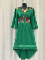 VESTIDO NABANI VERDE UNITALLA - Imagen 3