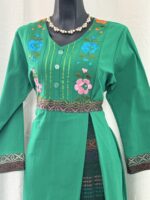 VESTIDO TABATA VERDE UNITALLA - Imagen 2