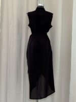 VESTIDO ANTONELA NEGRO CHICO - Imagen 4