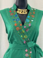 VESTIDO ANTONELA VERDE CHICO - Imagen 2