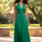VESTIDO LAVIÑA VERDE
