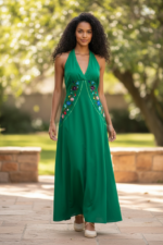 VESTIDO LAVIÑA VERDE
