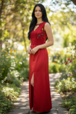VESTIDO BETZABE ROJO MED/GDE